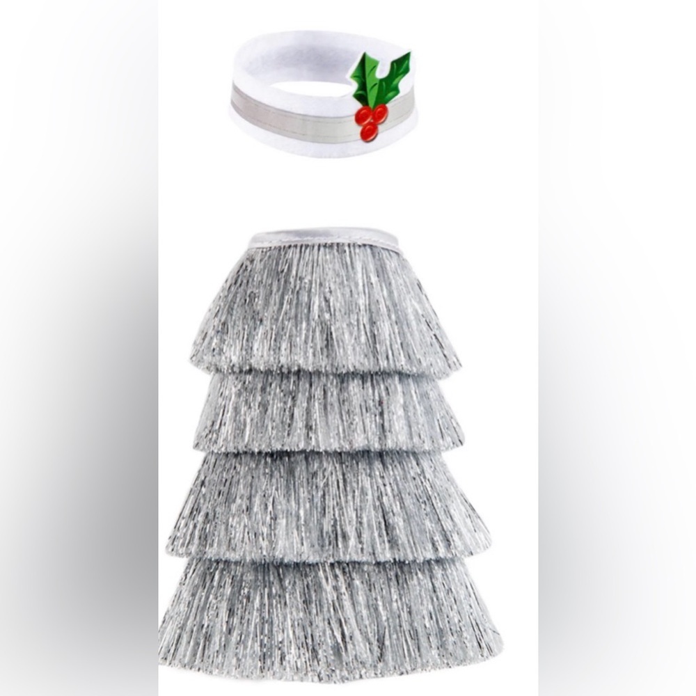 Flash sale! NEW! Elf on the Shelf Claus Couture Tiny Tinsel Dress - Picture 4 of 5
